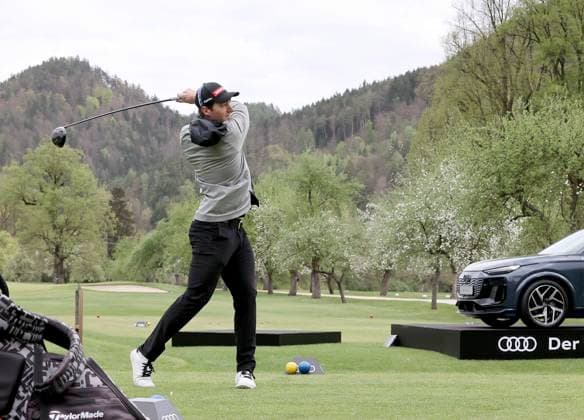 GOLF - Audi Circuit FROHNLEITEN,AUSTRIA,10.APR.24 - GOLF - Audi Circuit, GC Murhof. Image shows Alessandro Haemmerle (AUT).  GEPAxpictures xHansxOberlaender