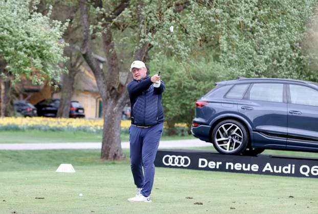 GOLF - Audi Circuit FROHNLEITEN,AUSTRIA,10.APR.24 - GOLF - Audi Circuit, GC Murhof. Image shows Herbert Riegler .  GEPAxpictures xHansxOberlaender