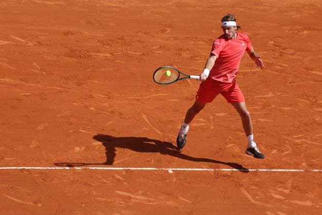 Stefanos Tsitsipas (Gre) TENNIS : Rolex Monte Carlo Masters - 10 04 2024 AntoineCouvercelle Panoramic 