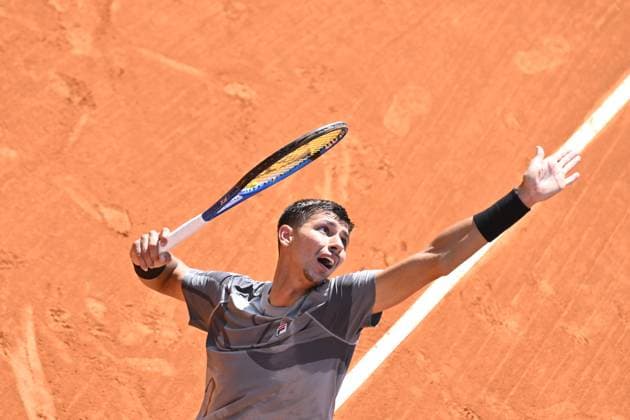 Tennis - Rolex Monte Carlo 2024 - ATP, Tennis Herren - Popyrin - Australie TENNIS - Rolex Monte Carlo 2024 - MC - 11 04 2024 ChrysleneCaillaud Panoramic 