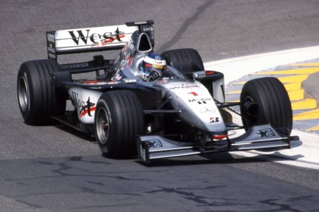 Archivbilder der Woche SPORT KW15 RECORD DATE NOT STATED MIKA HAKKINEN, McLaren, Formula 1, 1999, Imola GP, Azione, Action, Single shot FORMULA 1 1999 GP IMOLA