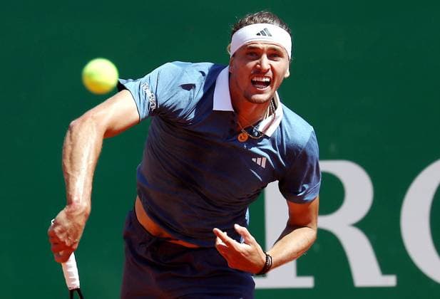 Sport Bilder des Tages ROLEX MONTE-CARLO MASTERS HUITIEMES PHOTOPQR NICE MATIN Jean François Ottonello ; Roquebrune-Cap-Martin ; 11 04 2024 ; ROLEX MONTE-CARLO MASTERS HUITIEMES - Alexander Zverev (GER en bleu) vs Stefanos Tsitsipas (GRE en rouge) Roquebrune-Cap-Martin France  Copyright: xPHOTOPQR NICExMATIN MAXPPPxJeanxFrançoisxOttonellox 20240411NIM2851 20240411NIM2851