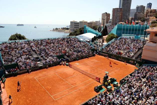 ROLEX MONTE-CARLO MASTERS HUITIEMES PHOTOPQR NICE MATIN Jean François Ottonello ; Roquebrune-Cap-Martin ; 11 04 2024 ; ROLEX MONTE-CARLO MASTERS HUITIEMES - ambiance - vue court des princes Roquebrune-Cap-Martin France  Copyright: xPHOTOPQR NICExMATIN MAXPPPxJeanxFrançoisxOttonellox 20240411NIM2896 20240411NIM2896