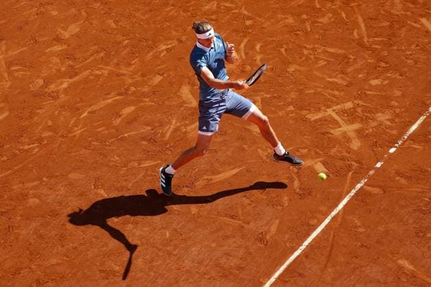 Alexander Zverev (Allemagne) TENNIS : Monaco Rolex Master 1000 - 8eme de finale - Monaco - 11 04 2024 NorbertScanella Panoramic 