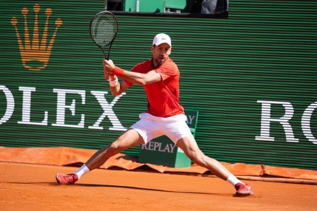 Rolex Monte-Carlo Masters - Day Five MONTE-CARLO, MONACO - APRIL 11: Novak Djokovic of Serbia in action against Lorenzo Musetti of Italy during their third round match on day six of the Rolex Monte-Carlo Masters at Monte-Carlo Country Club on April 11, 2024 in Monte-Carlo, Monaco. (Photo by Andy Astfalck) Copyright: xBEAUTIFULxSPORTS Astfalckx