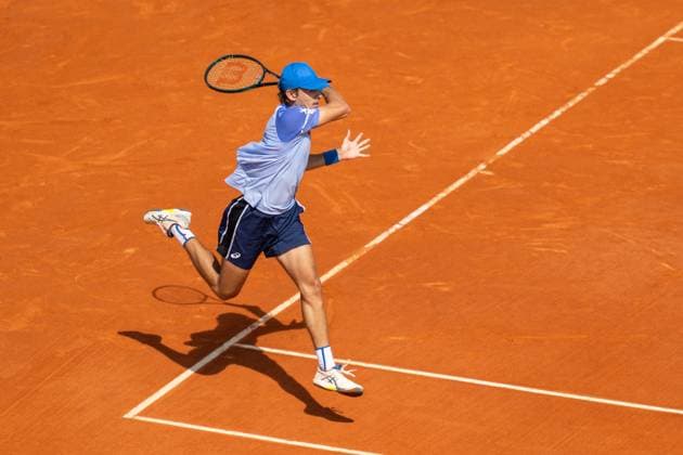 Rolex Monte-Carlo Masters - Day Five MONTE-CARLO, MONACO - APRIL 11: Alex de Minaur of Australia in action against Alexei Papyrin of Australia during their third round match on day six of the Rolex Monte-Carlo Masters at Monte-Carlo Country Club on April 11, 2024 in Monte-Carlo, Monaco. (Photo by Andy Astfalck) Copyright: xBEAUTIFULxSPORTS Astfalckx