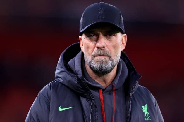 Football - UEFA Europa League - Quarter Final (1st Leg) - Liverpool v Atalanta 11 April 2024 Liverpool - UEFA Europa League - Quarter Final (1st Leg) - Liverpool v Atalanta - Liverpool manager Jurgen Klopp - Photo: Simon Stacpoole Offside. Liverpool UK Copyright: xSimonxStacpoolexOffside