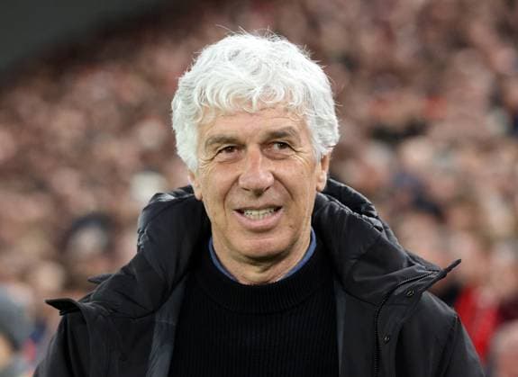 FuÃŸball, EL, FC Liverpool - Atalanta Bergamo 11th April 2024; Anfield, Liverpool, Merseyside, England; Europa League, Quarter Final;, First Leg Football, Liverpool versus Atalanta; Atalanta manager Gian Piero Gasperini  ActionPlus12628458 DavidxBlunsden