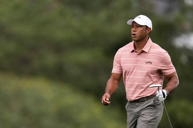 Sport Bilder des Tages Golf, PGA, Masters Tournament in Augusta 240411 Tiger Woods of the United States during the first round of the 2024 Masters Golf Tournament on April 11, 2024 in Augusta. Photo: Petter Arvidson BILDBYRAN kod PA PA0792 bbeng golf masters the masters augusta us masters Copyright: PETTERxARVIDSON BB240411PA050