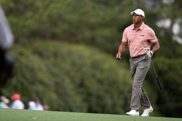 Golf, PGA, Masters Tournament in Augusta 240411 Tiger Woods of the United States during the first round of the 2024 Masters Golf Tournament on April 11, 2024 in Augusta. Photo: Petter Arvidson BILDBYRAN kod PA PA0792 bbeng golf masters the masters augusta us masters Copyright: PETTERxARVIDSON BB240411PA051