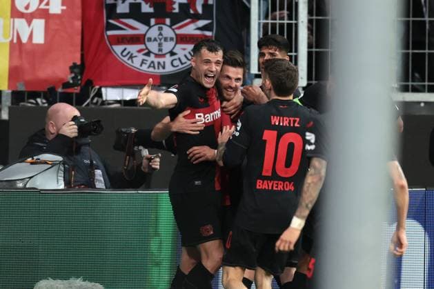 beim Spiel der Europa League (Viertelfinale-Hinspiel) Bayer 04 Leverkusen - West Ham United. Copyright: Thomas Pakusch