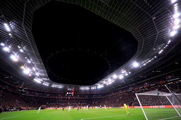 BayArena Team Bayer 04 Leverkusen Road to Dublin UEFA Europa League Saison 2023 - 2024 Viertelfinale Spiel Bayer 04 Leverkusen - West Ham United FC 2 : 0 am 11.04. 2024 in Leverkusen DFL REGULATIONS PROHIBIT ANY USE OF PHOTOGRAPHS as IMAGE SEQUENCES and or QUASI-VIDEO Copyright: xLacixPerenyix