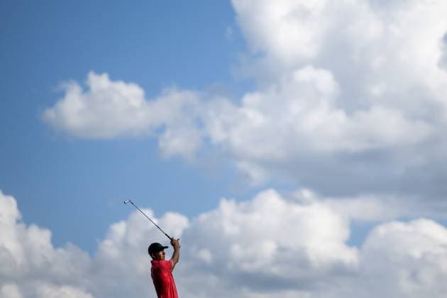 Sport Bilder des Tages 240411 Jordan Spieth of the United States during the first round of the 2024 Masters Golf Tournament on April 11, 2024 in Augusta. Photo: Petter Arvidson BILDBYRAN kod PA PA0792 bbeng golf masters the masters Augusta us masters Copyright: PETTERxARVIDSON BB240411PA146