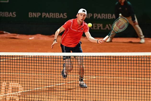 Monaco Rolex Masters Ugo Humbert (FRA) during hissecond round match at the Monaco Rolex Masters in Monte Carlo, on April, 11, 2024. Photo by Corinne Dubreuil ABACAPRESS.COM Monaco Monaco  Copyright: xDubreuilxCorinne ABACAx