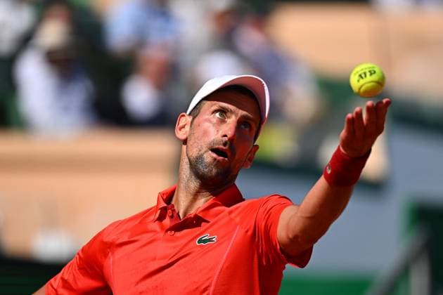 Sport Bilder des Tages Monaco Rolex Masters Novak Djokovic (SRB) during his second round match at the Monaco Rolex Masters in Monte Carlo, on April, 11, 2024. Photo by Corinne Dubreuil ABACAPRESS.COM Monaco Monaco  Copyright: xDubreuilxCorinne ABACAx