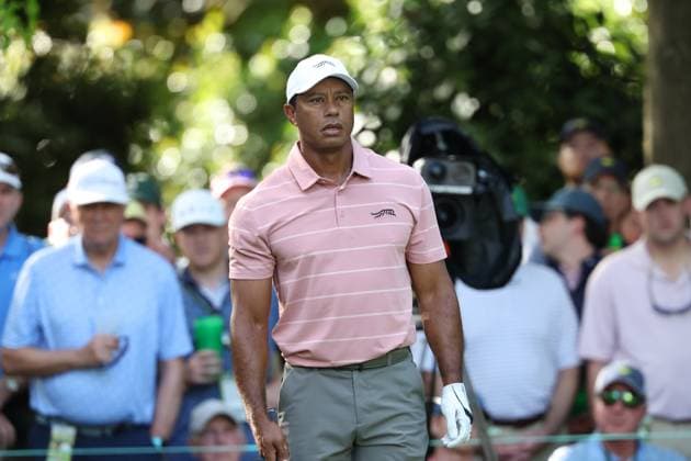 United States Tiger Woods on the 7th hole during the day 1 of the 2024 Masters golf tournament at the Augusta National Golf Club in Augusta, Georgia, United States, on April 11, 2024. Noxthirdxpartyxsales  (249904119)