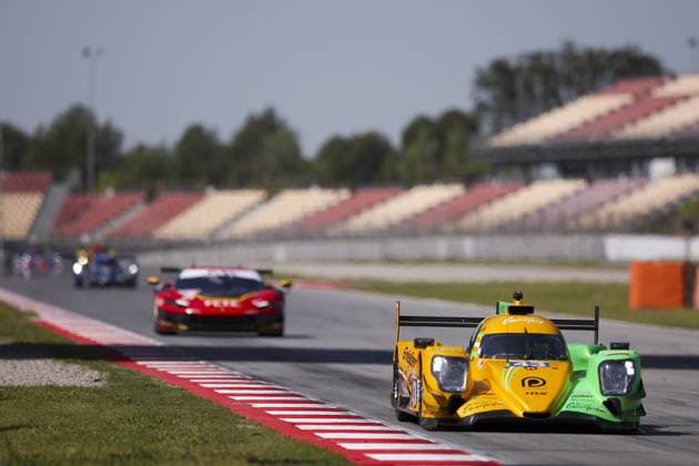 Sport Themen der Woche KW15 Sport Bilder des Tages 43 ALVAREZ Sebastian (mex), LOMKO Vladislav (fra), DILLMANN Tom (fra), Inter Europol Competition, Oreca 07 - Gibson, action during the 1st round of the 2024 European Le Mans Series on the Circuit de Barcelona-Catalunya from April 12 to 14, 2024 in Montmelo, Spain - AUTO - ELMS - 4 HOURS OF BARCELONA 2024 DPPI Panoramic  02524007_EA011994