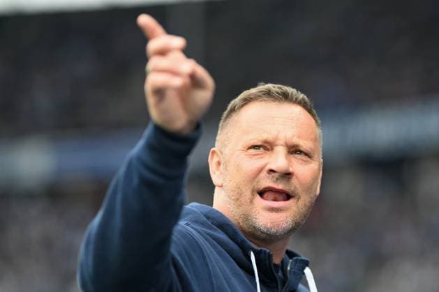 2. Bundesliga - Hertha BSC Berlin - FC Hansa Rostock am 12.04.2024 im Olympiastadion in Berlin Trainer Pal Dardai (Hertha BSC Berlin)