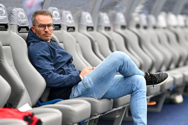 2. Bundesliga - Hertha BSC Berlin - FC Hansa Rostock am 12.04.2024 im Olympiastadion in Berlin Sportdirektor Kristian Walter (Hansa Rostock).