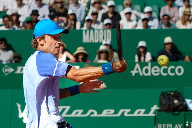 Alex De Minaur (Australie) TENNIS : Monaco Rolex Masters - 1 4 de finale - Monaco - 12 04 2024 NorbertScanella Panoramic 