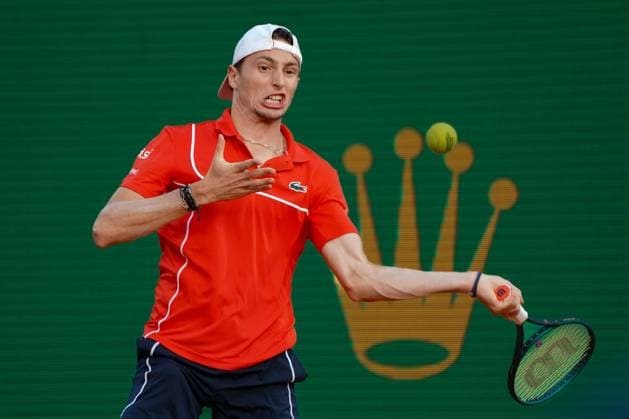 Ugo Umbert (France) TENNIS : Monaco Rolex Masters - 1 4 de finale - Monaco - 12 04 2024 NorbertScanella Panoramic 