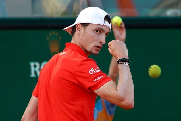 Ugo Umbert (France) TENNIS : Monaco Rolex Masters - 1 4 de finale - Monaco - 12 04 2024 NorbertScanella Panoramic 
