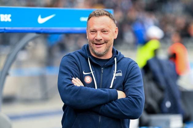 2. Bundesliga - Hertha BSC Berlin - FC Hansa Rostock am 12.04.2024 im Olympiastadion in Berlin Trainer Pal Dardai (Hertha BSC Berlin)