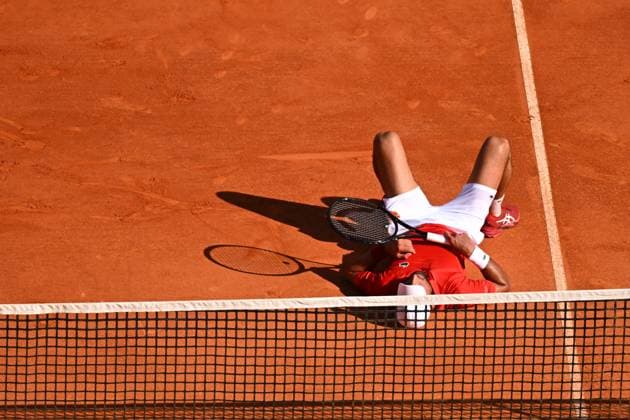 Monaco Rolex Masters Novak Djokovic (SRB) during his quarter final round match at the Monaco Rolex Masters in Monte Carlo, on April, 12, 2024. Photo by Corinne Dubreuil ABACAPRESS.COM Monaco Monaco  Copyright: xDubreuilxCorinne ABACAx