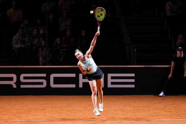 Nastasja Schunk (GER) Porsche Tennis Grand Prix GP Stuttgart 2024, Porsche-Arena, 13.04.2024 GER Porsche Tennis Grand Prix GP Stuttgart 2024 Porsche-Arena, 13.04.2024 Stuttgart Copyright: xEibner-Pressefoto RogerxBuerkex EP