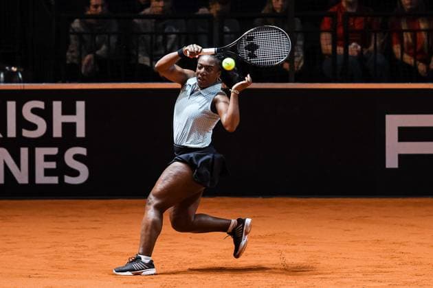 Sachia Vickery (USA) Porsche Tennis Grand Prix GP Stuttgart 2024, Porsche-Arena, 13.04.2024 GER Porsche Tennis Grand Prix GP Stuttgart 2024 Porsche-Arena, 13.04.2024 Stuttgart Copyright: xEibner-Pressefoto RogerxBuerkex EP