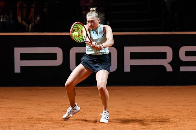 Nastasja Schunk (GER) Porsche Tennis Grand Prix GP Stuttgart 2024, Porsche-Arena, 13.04.2024 GER Porsche Tennis Grand Prix GP Stuttgart 2024 Porsche-Arena, 13.04.2024 Stuttgart Copyright: xEibner-Pressefoto RogerxBuerkex EP