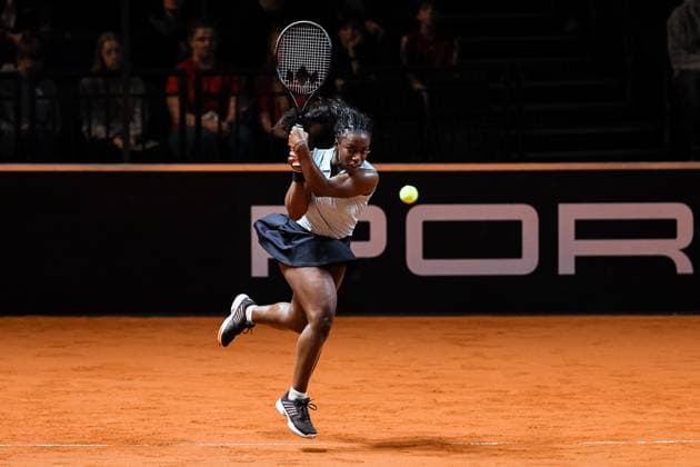 Sachia Vickery (USA) Porsche Tennis Grand Prix GP Stuttgart 2024, Porsche-Arena, 13.04.2024 GER Porsche Tennis Grand Prix GP Stuttgart 2024 Porsche-Arena, 13.04.2024 Stuttgart Copyright: xEibner-Pressefoto RogerxBuerkex EP