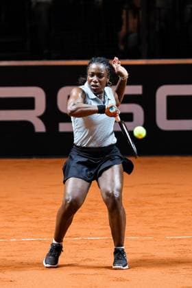 Sachia Vickery (USA) Porsche Tennis Grand Prix GP Stuttgart 2024, Porsche-Arena, 13.04.2024 GER Porsche Tennis Grand Prix GP Stuttgart 2024 Porsche-Arena, 13.04.2024 Stuttgart Copyright: xEibner-Pressefoto RogerxBuerkex EP