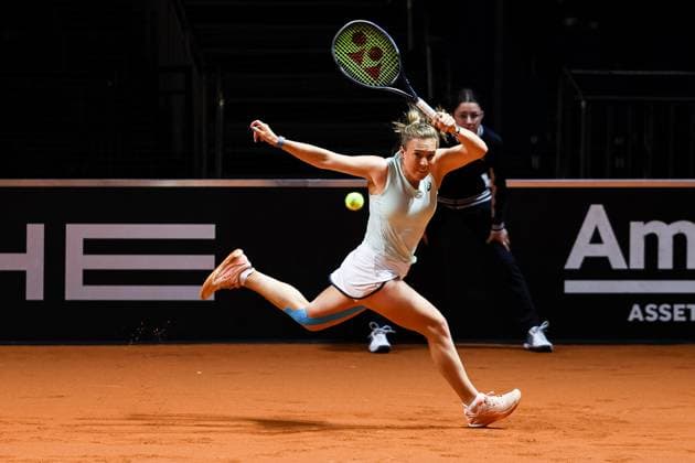 Carolina Kuhl (GER) Porsche Tennis Grand Prix GP Stuttgart 2024, Porsche-Arena, 13.04.2024 GER Porsche Tennis Grand Prix GP Stuttgart 2024 Porsche-Arena, 13.04.2024 Stuttgart Copyright: xEibner-Pressefoto RogerxBuerkex EP
