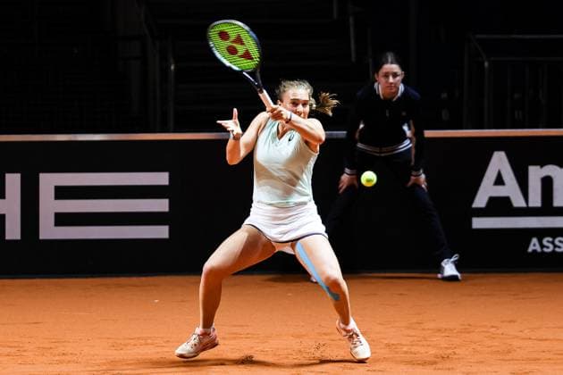 Carolina Kuhl (GER) Porsche Tennis Grand Prix GP Stuttgart 2024, Porsche-Arena, 13.04.2024 GER Porsche Tennis Grand Prix GP Stuttgart 2024 Porsche-Arena, 13.04.2024 Stuttgart Copyright: xEibner-Pressefoto RogerxBuerkex EP