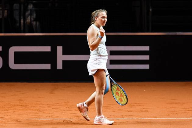 Carolina Kuhl (GER) Porsche Tennis Grand Prix GP Stuttgart 2024, Porsche-Arena, 13.04.2024 GER Porsche Tennis Grand Prix GP Stuttgart 2024 Porsche-Arena, 13.04.2024 Stuttgart Copyright: xEibner-Pressefoto RogerxBuerkex EP