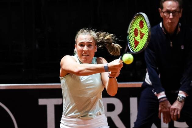 Carolina Kuhl (GER) Porsche Tennis Grand Prix GP Stuttgart 2024, Porsche-Arena, 13.04.2024 GER Porsche Tennis Grand Prix GP Stuttgart 2024 Porsche-Arena, 13.04.2024 Stuttgart Copyright: xEibner-Pressefoto RogerxBuerkex EP