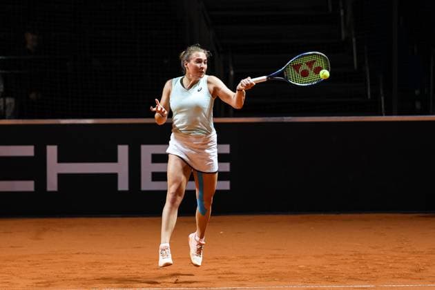Carolina Kuhl (GER) Porsche Tennis Grand Prix GP Stuttgart 2024, Porsche-Arena, 13.04.2024 GER Porsche Tennis Grand Prix GP Stuttgart 2024 Porsche-Arena, 13.04.2024 Stuttgart Copyright: xEibner-Pressefoto RogerxBuerkex EP