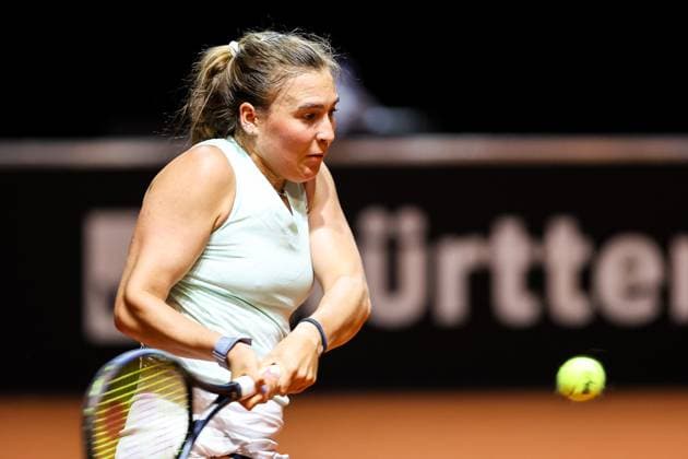 Carolina Kuhl (GER) Porsche Tennis Grand Prix GP Stuttgart 2024, Porsche-Arena, 13.04.2024 GER Porsche Tennis Grand Prix GP Stuttgart 2024 Porsche-Arena, 13.04.2024 Stuttgart Copyright: xEibner-Pressefoto RogerxBuerkex EP