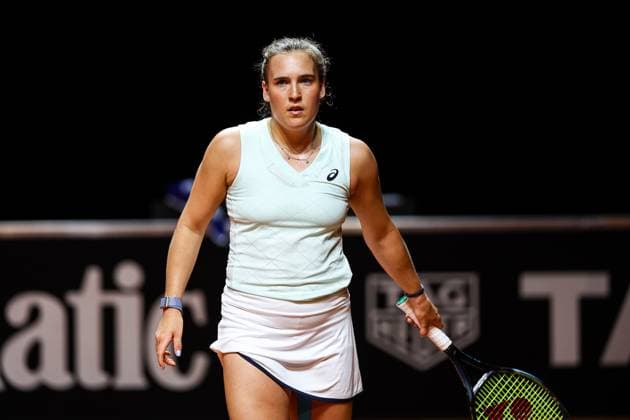 Carolina Kuhl (GER) Porsche Tennis Grand Prix GP Stuttgart 2024, Porsche-Arena, 13.04.2024 GER Porsche Tennis Grand Prix GP Stuttgart 2024 Porsche-Arena, 13.04.2024 Stuttgart Copyright: xEibner-Pressefoto RogerxBuerkex EP