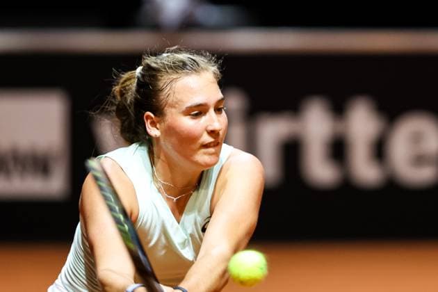 Carolina Kuhl (GER) Porsche Tennis Grand Prix GP Stuttgart 2024, Porsche-Arena, 13.04.2024 GER Porsche Tennis Grand Prix GP Stuttgart 2024 Porsche-Arena, 13.04.2024 Stuttgart Copyright: xEibner-Pressefoto RogerxBuerkex EP