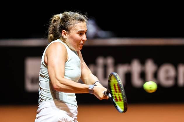 Carolina Kuhl (GER) Porsche Tennis Grand Prix GP Stuttgart 2024, Porsche-Arena, 13.04.2024 GER Porsche Tennis Grand Prix GP Stuttgart 2024 Porsche-Arena, 13.04.2024 Stuttgart Copyright: xEibner-Pressefoto RogerxBuerkex EP