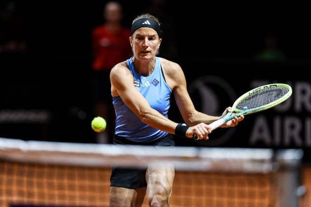 Kathinka von Deichmann (LIE) Porsche Tennis Grand Prix GP Stuttgart 2024, Porsche-Arena, 13.04.2024 GER Porsche Tennis Grand Prix GP Stuttgart 2024 Porsche-Arena, 13.04.2024 Stuttgart Copyright: xEibner-Pressefoto RogerxBuerkex EP