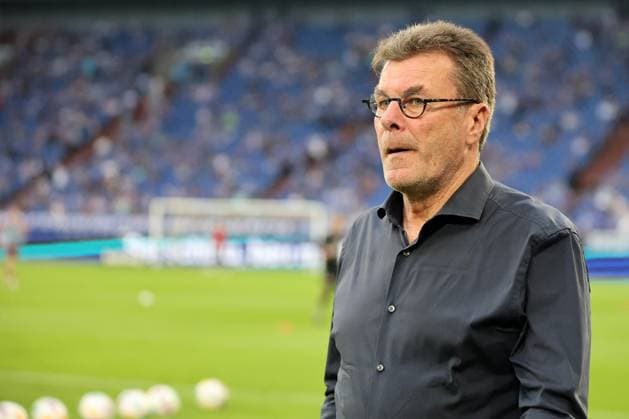 Dieter Hecking (Sportvorstand 1.FC Nürnberg) beim Spiel der 2. BL (Saison 2023 24) FC Schalke 04 - 1. FC Nürnberg. Copyright: Thomas Pakusch