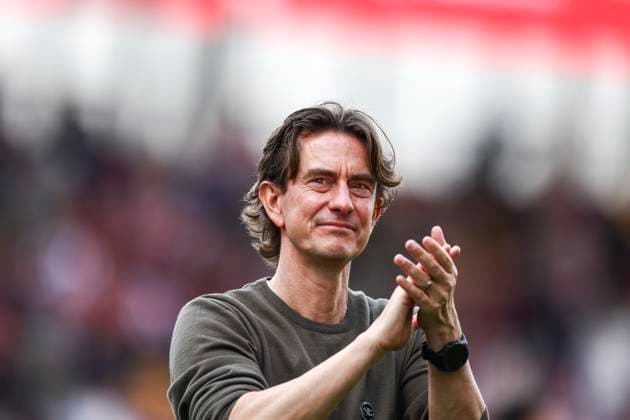 Sport Themen der Woche KW15 Sport Bilder des Tages Brentford FC v Sheffield United - Premier League Thomas Frank is managing Brentford during the Premier League match between Brentford and Sheffield United at the Gtech Community Stadium in Brentford, on April 13, 2024. Brentford Greater London United Kingdom  Copyright: xMIxNewsx originalFilename:fletcher-brentfor240413_npoup.jpg