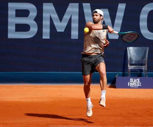 14.04.2024, ATP, Tennis Herren Tour 250, BMW Open 2024, Iphitos Muenchen, Tennis, im Bild: Andrea Pellegrino (ITA)