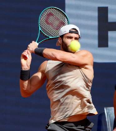 14.04.2024, ATP, Tennis Herren Tour 250, BMW Open 2024, Iphitos Muenchen, Tennis, im Bild: Andrea Pellegrino (ITA)