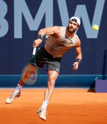 14.04.2024, ATP, Tennis Herren Tour 250, BMW Open 2024, Iphitos Muenchen, Tennis, im Bild: Andrea Pellegrino (ITA)