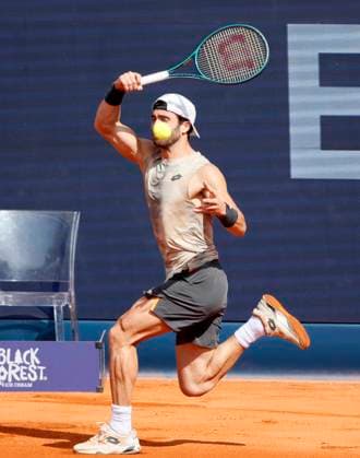 14.04.2024, ATP, Tennis Herren Tour 250, BMW Open 2024, Iphitos Muenchen, Tennis, im Bild: Andrea Pellegrino (ITA)