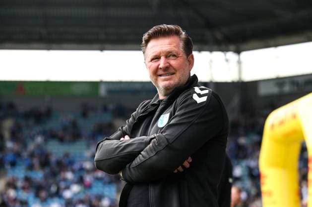 Trainer Christian Titz (1. FC Magdeburg) - 2. Fußball Bundesliga Saison 2023-2024 1. FC Magdeburg vs. Hamburger SV in der MDCC Arena in Magdeburg - Fußball,Mann,Männer,Deutschland,14.04.2024 *** Coach Christian Titz 1 FC Magdeburg 2 Soccer Bundesliga Season 2023 2024 1 FC Magdeburg vs Hamburger SV at the MDCC Arena in Magdeburg Soccer,Man,Men,Germany,14 04 2024